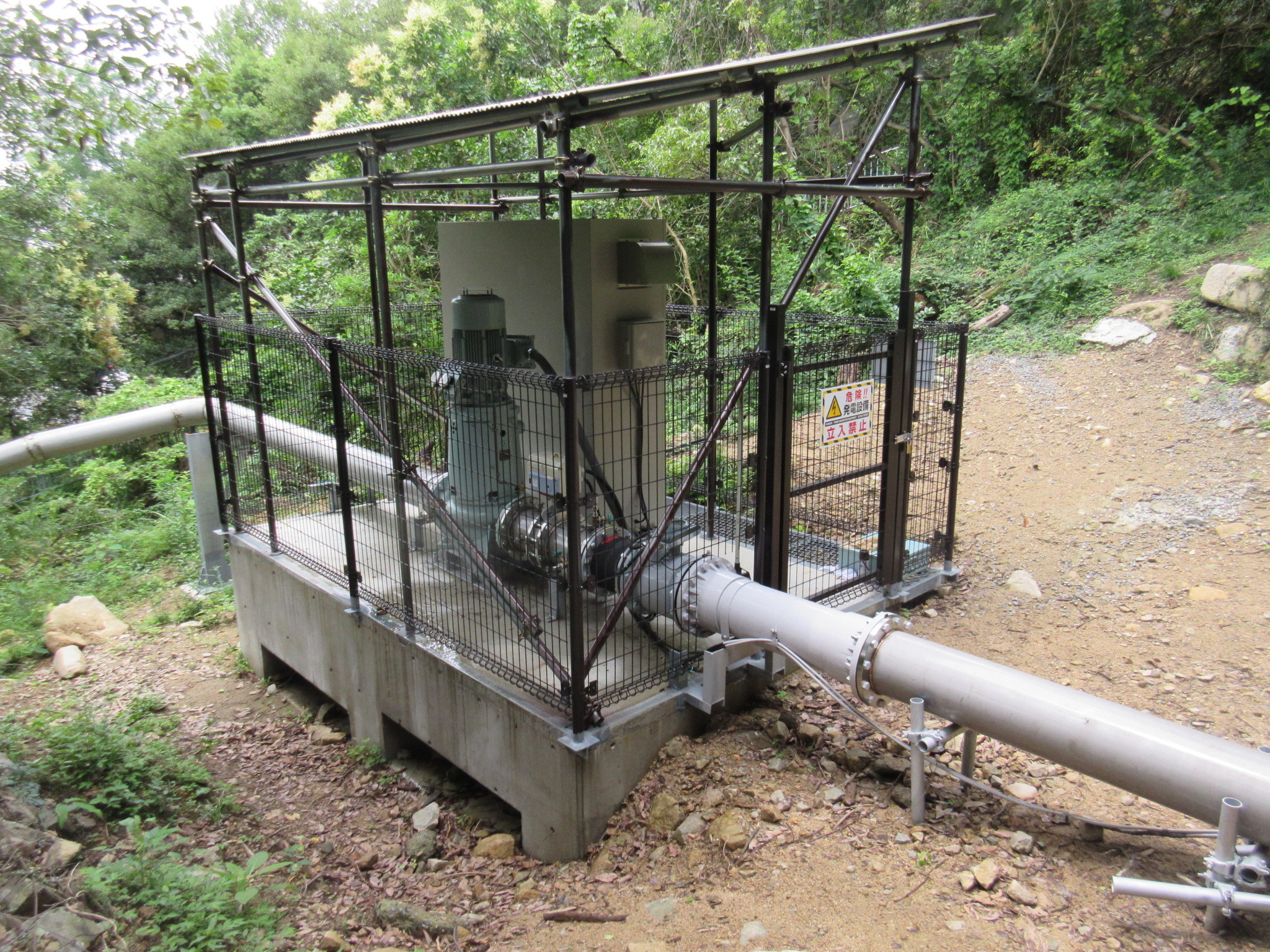 水車・発電機