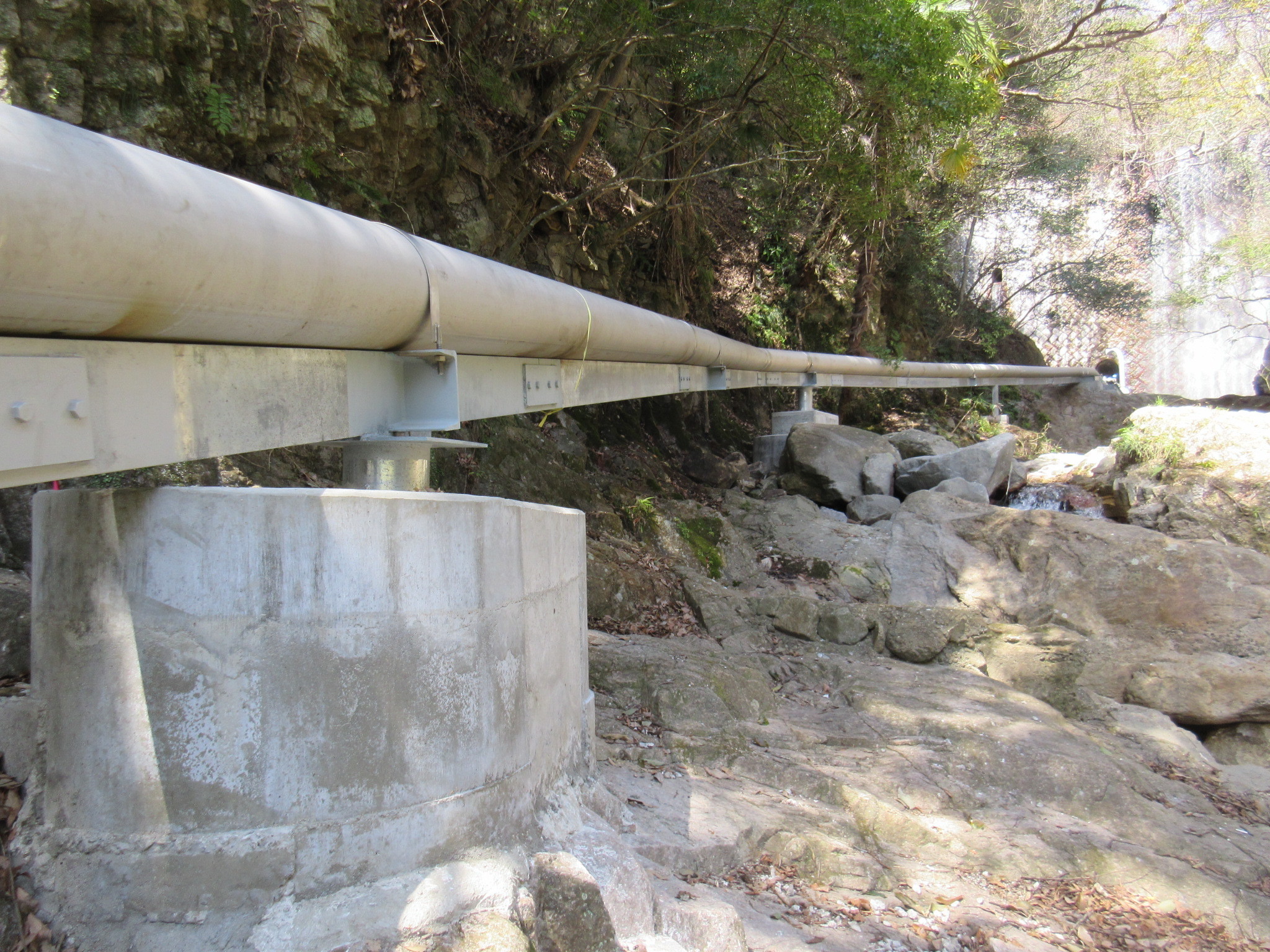 河川域水圧管路